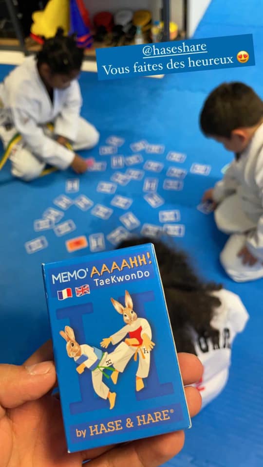 jeu de cartes taekwondo