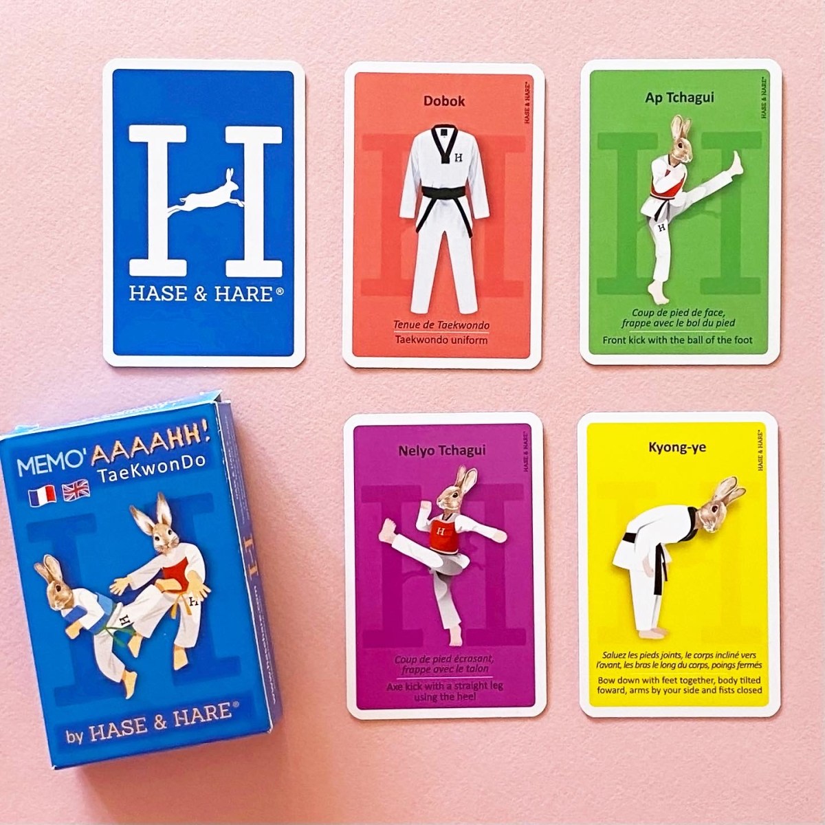 Jeu de cartes Taekwondo